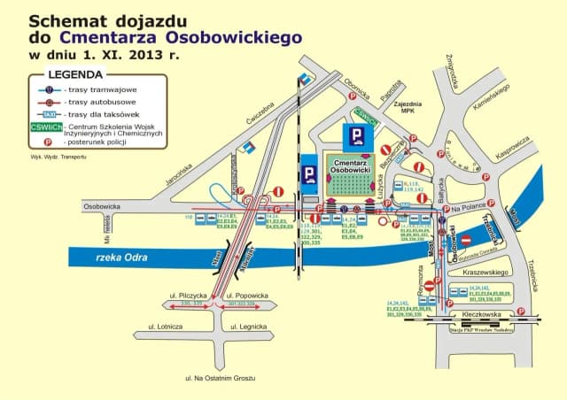 Jak dojechać na cmentarz osobowicki we Wrocławiu - proste trasy i wskazówki Jak dojechać na cmentarz osobowicki we Wrocławiu - proste trasy i wskazówki